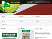 Tablet Screenshot of de-mast.nl